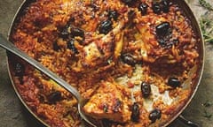 Hugh Fearnley-Whittingstall's baked chicken with tomatoes and rice