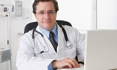 Doctor with laptop