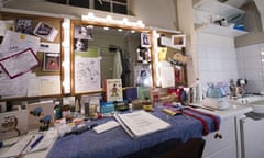 Henry Goodman's dressing room at Duchess theatre London