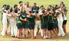 Australia celebrate