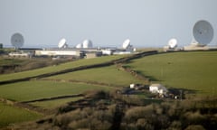 Morwenstow satellite ground station near Bude in Cornwall. According to the latest documents leaked by whistleblower Edward Snowden, the GCHQ listening post was involved in spying programmes targeting aid agencies, the German government and the head of the EU.