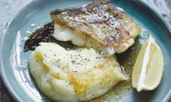 Hugh Fearnley-Whittingstall's fried fish with very lemony mashed potato
