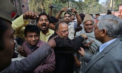 Relatives of people who died in the stampede