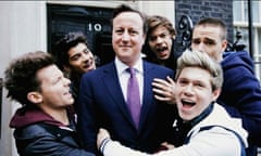 David Cameron and One Direction for Comic Relief