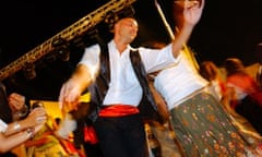 Locals dance in Salento, Puglia