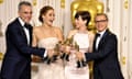 Oscars 2013 Daniel Day-Lewis Jennifer Lawrence Anne Hathaway Christoph Waltz