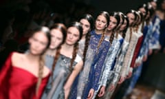 Valentino's Paris fashion week catwalk