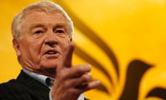 Paddy Ashdown speaks at the Liberal Democrat spring conference in Brighton