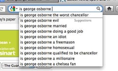 Searching for George Osborne