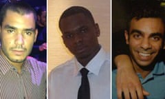 Grant Cameron, Karl Williams and Suneet Jeerh, British men on trial in Dubai on drugs charges