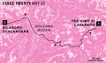 Giro d'Italia 2013stage 20 map