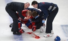 Montreal Canadiens' Lars Eller vs Ottawa Senators' Eric Gryba