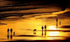 Sun refelcting on sand