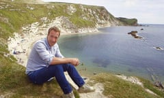 Ben Fogle at Lulworth cove on the Dorset coast in Harbour Lives