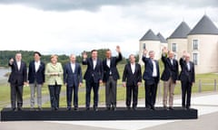 The G8 leaders pose for a group photograph at Lough Erne, Northern Ireland
