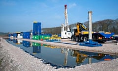 Cuadrilla shale gas drilling rig