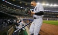 Alex Rodriguez returns to the dugout at Yankee Stadium