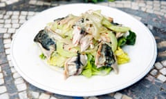 Roast mackerel