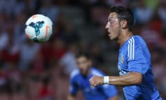 Mesut Ozil in action for Real Madrid against Granada on Monday night.