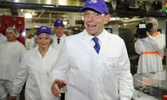 Tony Abbott cadbury factory