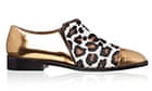 Trail Fancy flats: Fancy flats - gold and leopard flat shoes by Marni