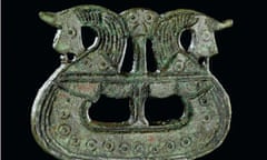 Brooch shaped like ship, Viking exhibition