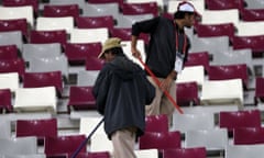 mdg qatar migrant cleaners stadium