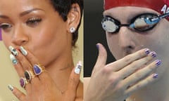 Nail art fashion trend rihanna rebecca adlington