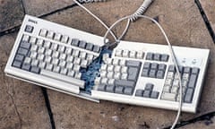 broken keyboard