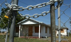 padlocked home