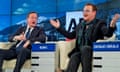 Bono David Cameron WEF