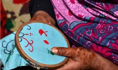 Women embroidering Pakistan