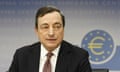 European Central Bank president Mario Draghi