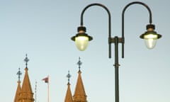 A lamp post in Bristol.