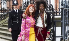 André Benjamin and Hayley Atwell in Jimi: All Is By My Side