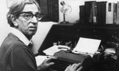 British historian Eric Hobsbawm at work in January 1976