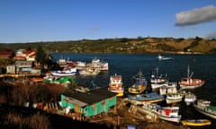 Dalcahue harbour, Chile