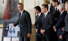 Obama with Sporting Kansas City