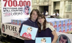 Michael and Sara Payne during their campaign for  Sarah's Law.