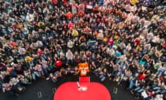 The crowd at MozFest 2014 posing for the traditional group photo
