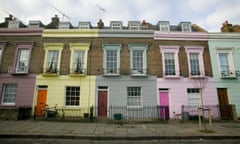 Houses in Camden Lock, north London