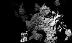 First image from the Rosetta mission's Philae lander