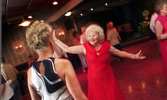 Older people dancing