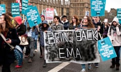 Student protest against rise in tuition fees, London, 21/11/2012