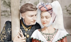 Renée Asherson in the 1944 film Henry V with Laurence Olivier.