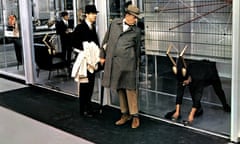 Jacques Tati, centre, in Playtime.