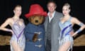 Hugh Bonneville, Paddington Bear and friends in New York.