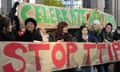 Activistsin Belgium protest against TTIP