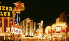 Fremont Street, the original Strip … Christmas lights would look a bit lost in Vegas.