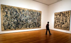 Jackson Pollock at the Museum of Modern Art, New York